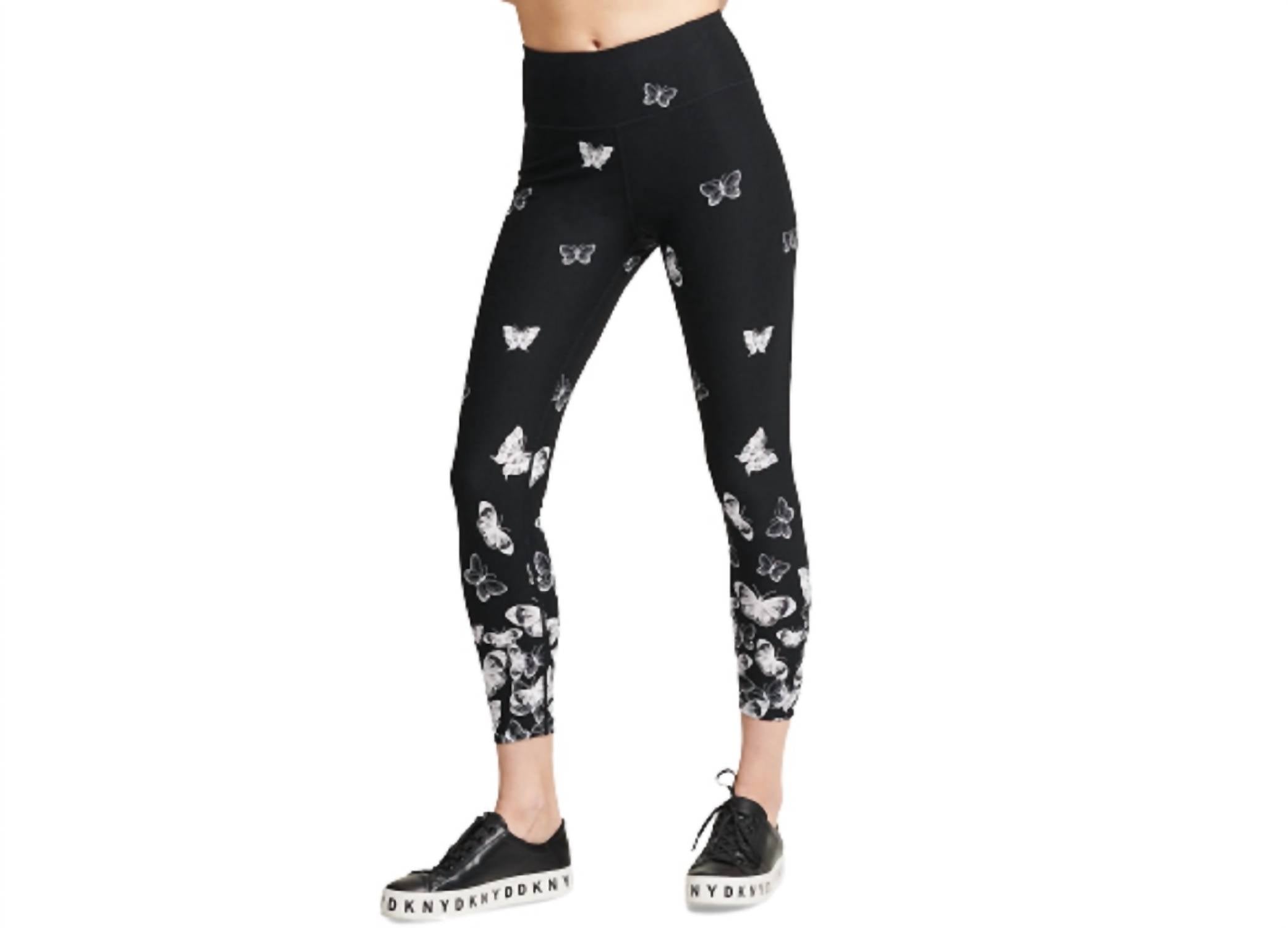 Dkny - Sport Butterfly-Print High-Waist Leggings