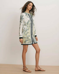 Veronica Beard - Carstowe Scarf-print Mini Dress