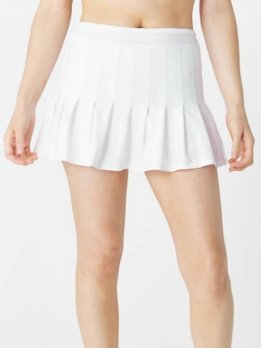 Lucky In Love - Women's Core Long Retro Pleated Skirt