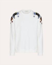 Valentino - World Arazzo Embroidered Crew Neck Sweatshirt