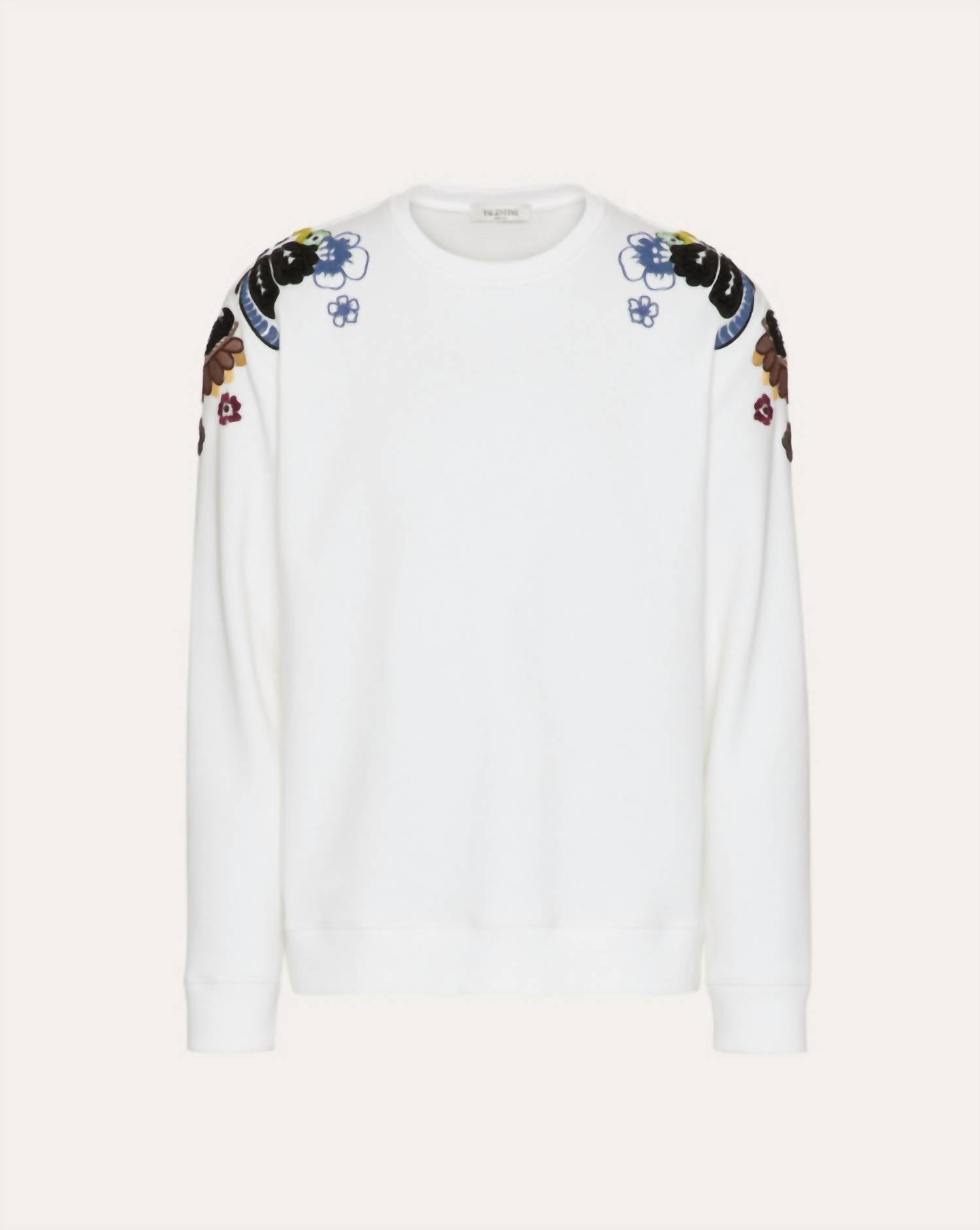 Valentino - World Arazzo Embroidered Crew Neck Sweatshirt