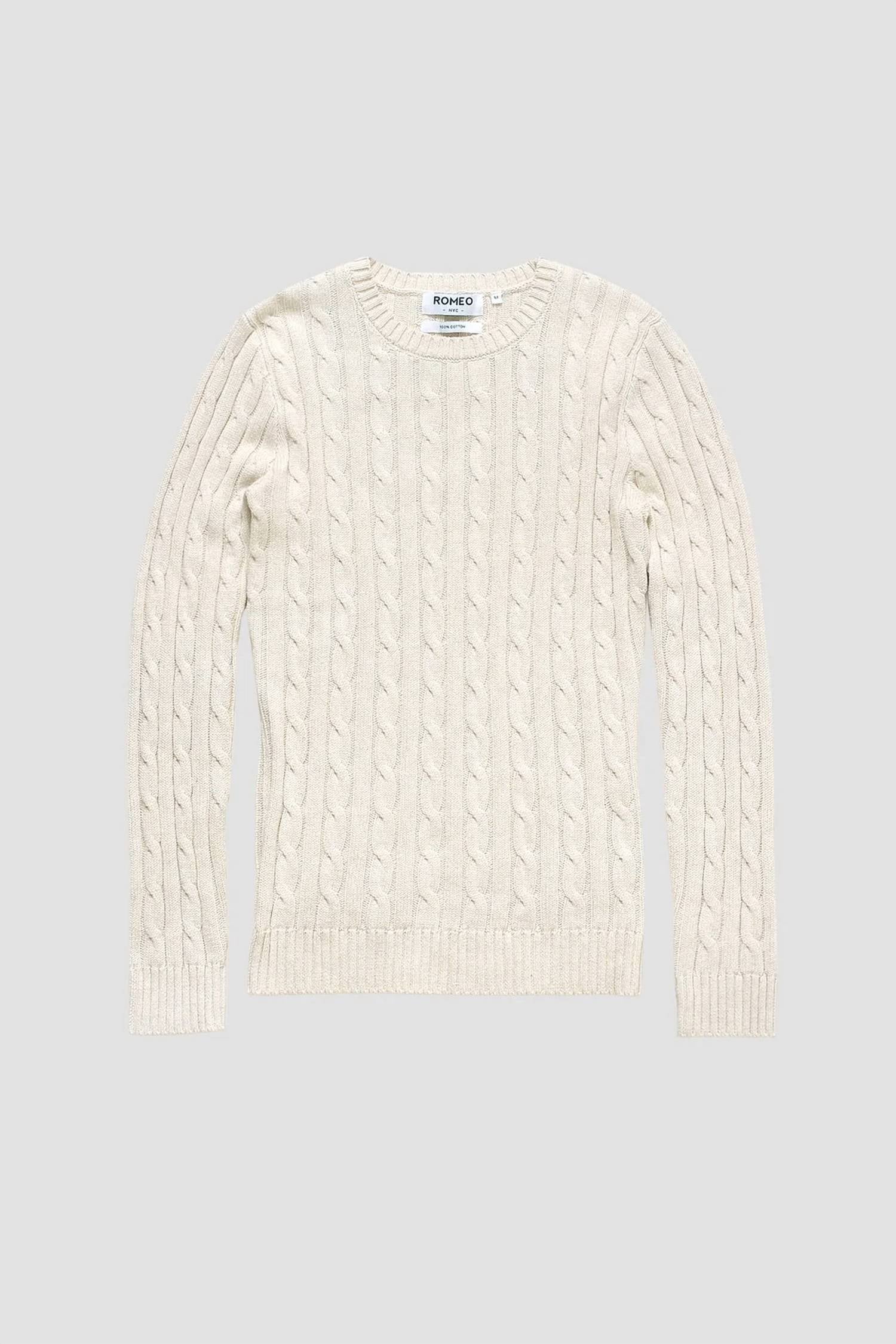 Romeo Nyc - Cotton Cable Sweater
