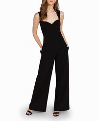 Nicole Miller - Heavy Jersey Wide Leg Jumpsuit