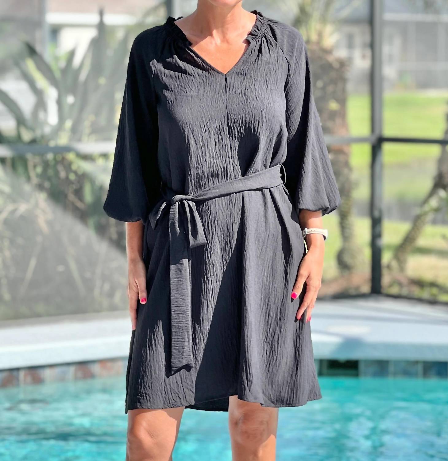 Stylive - Hustle And Bustle Mini Dress