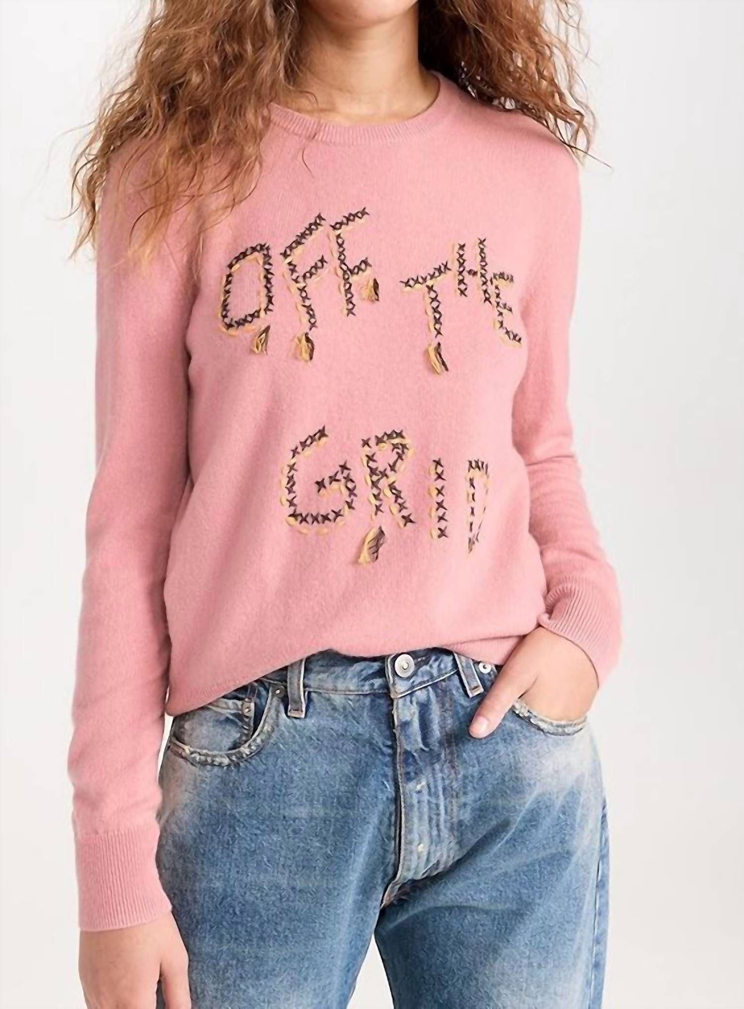 Lingua Franca - Off The Grid Crewneck Top