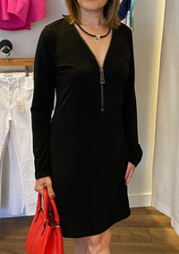 Ariella - Long Sleeve Zipper Dress