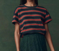The Great. - The Boxy Crewneck Short Sleeve Shirt