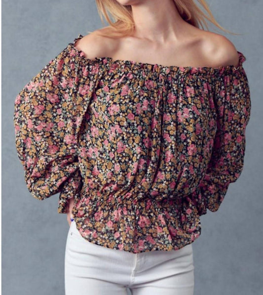 &Merci - Off the Shoulder Floral Top