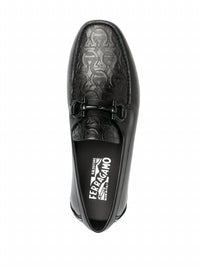 Salvatore Ferragamo - Men's Leather Gancini-logo Loafers