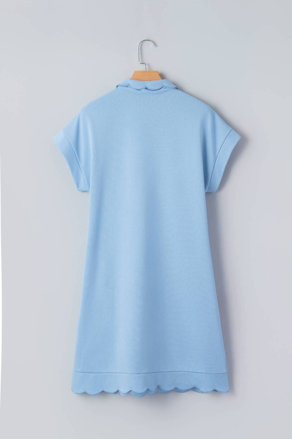 66Disco - Snap Button Polo Collar Mini Dress