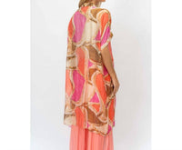 Look Mode Usa - Silk Printed Cardigan