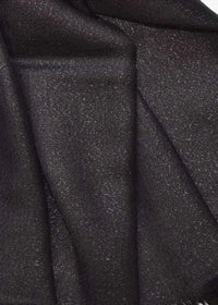 V. FRAAS Women's Metallic Wrap in black - women's scarf - detail view