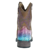 Roper - Girl's Rainbow Glitter Boots