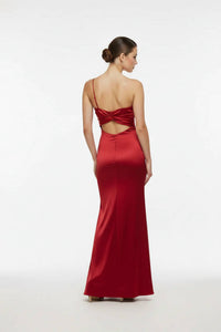 Dave & Johnny - One-shoulder Maxi Dress