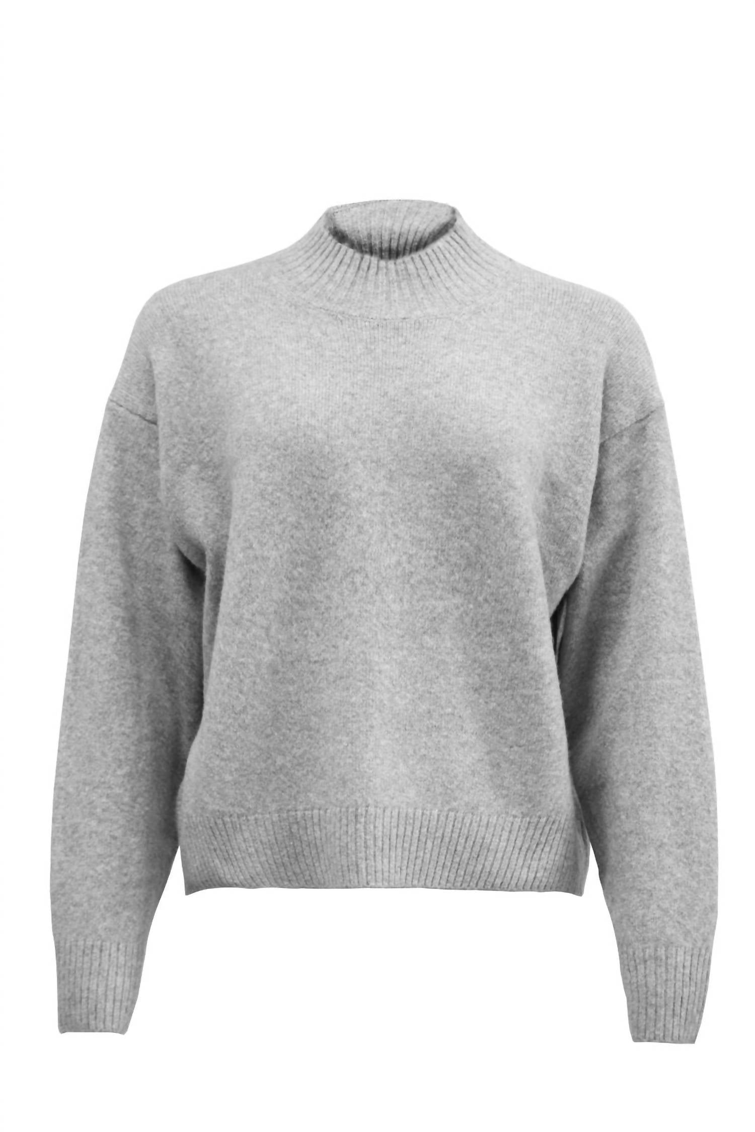 Withblack - Women's Melina High Neck Knitted Pullover