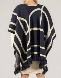 Before You Collection - Fringed Geometric Pattern Shawl