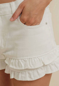 Cloud Ten - The Alexis Ruffled Short