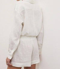 Ottod'Ame - Oversized Linen Lurex Top