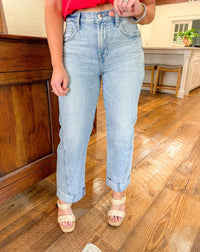 Pistola - Kacey Mid Rise Cuffed Boyfriend Jean