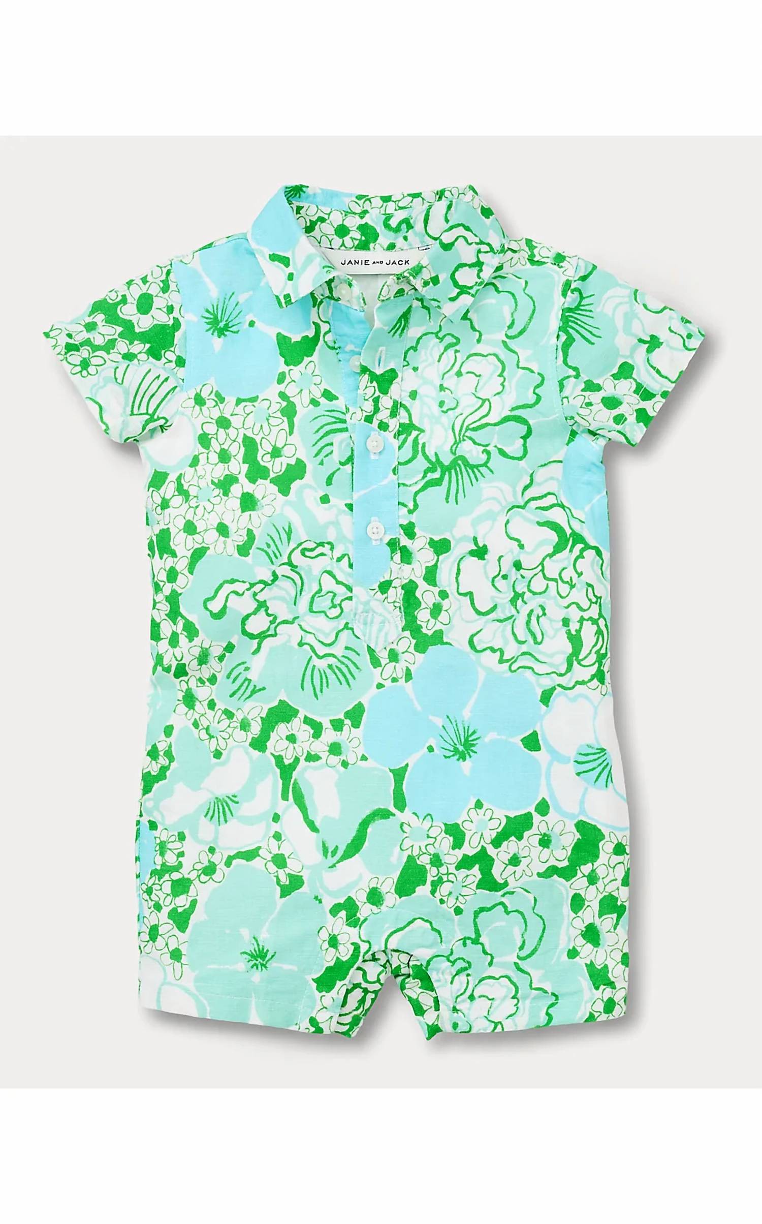 Lilly Pulitzer - Boys Janie And Jack Infant Lavi Romper