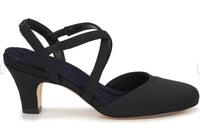 DREW Women's Caliente Comfort Pump Heels in black micro - women's heels