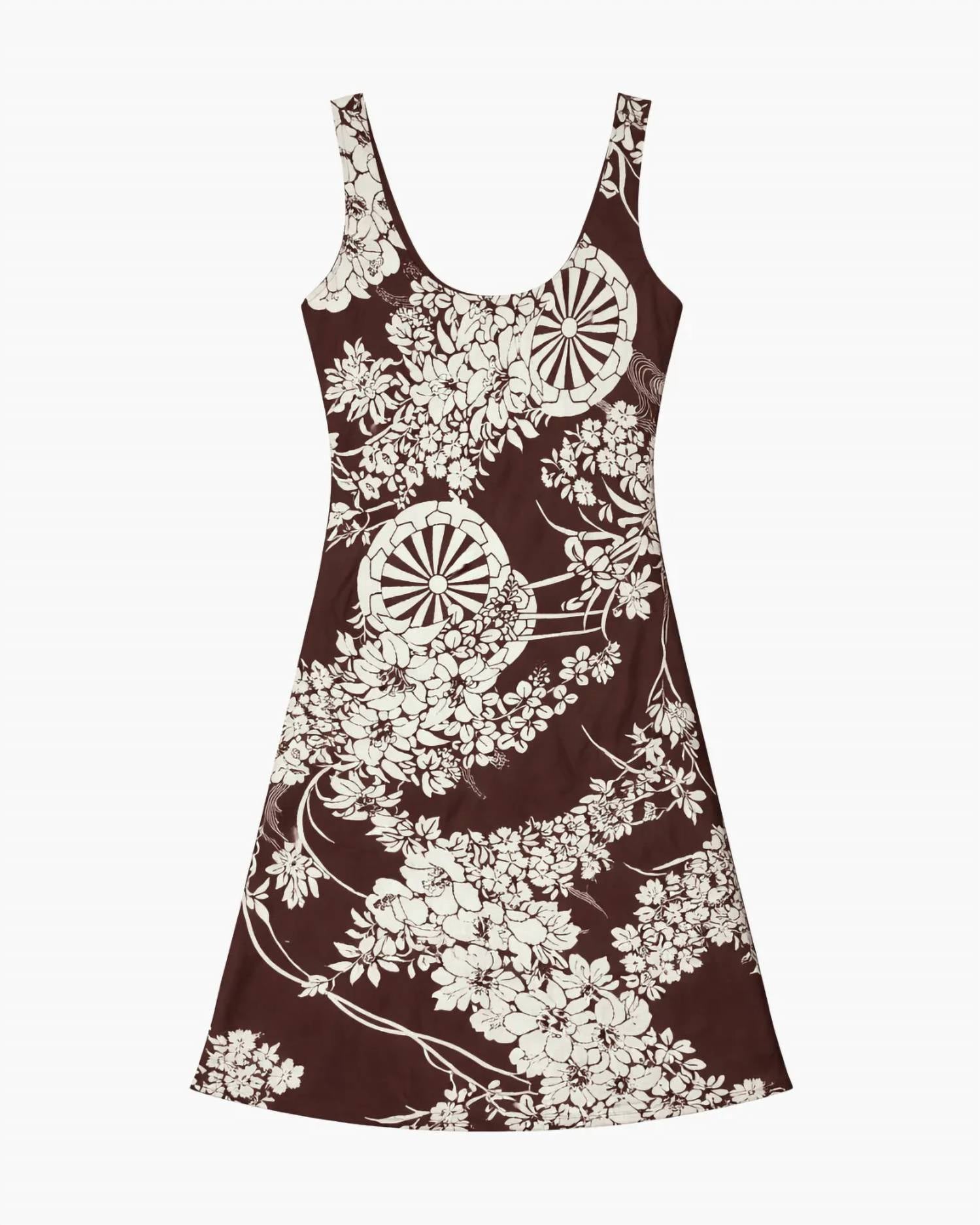 Alix Of Bohemia - Addie Auburn Spoke Silk Dress