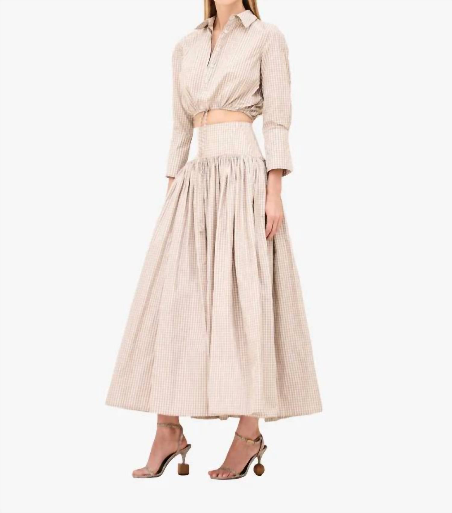 Alexis - Mazi Long Sleeve Cropped Top
