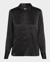 L'Agence - Divya Pintuck Tux Shirt