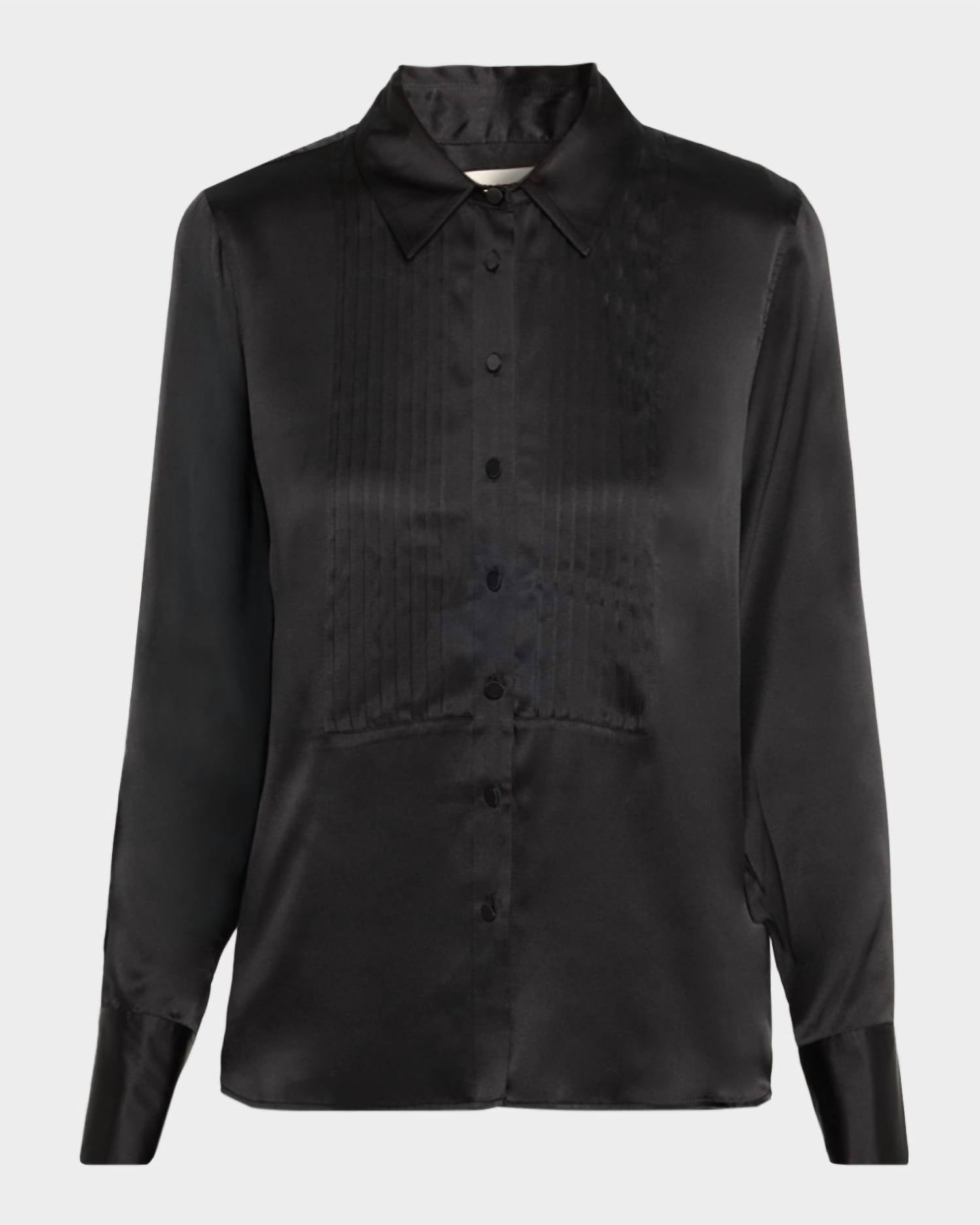 L'Agence - Divya Pintuck Tux Shirt