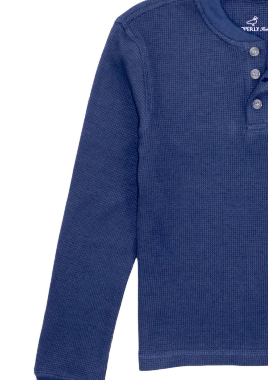 Properly Tied - Boy's Trek Henley Top
