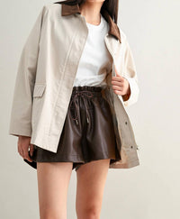 Mable - Collared Oversized Jacket