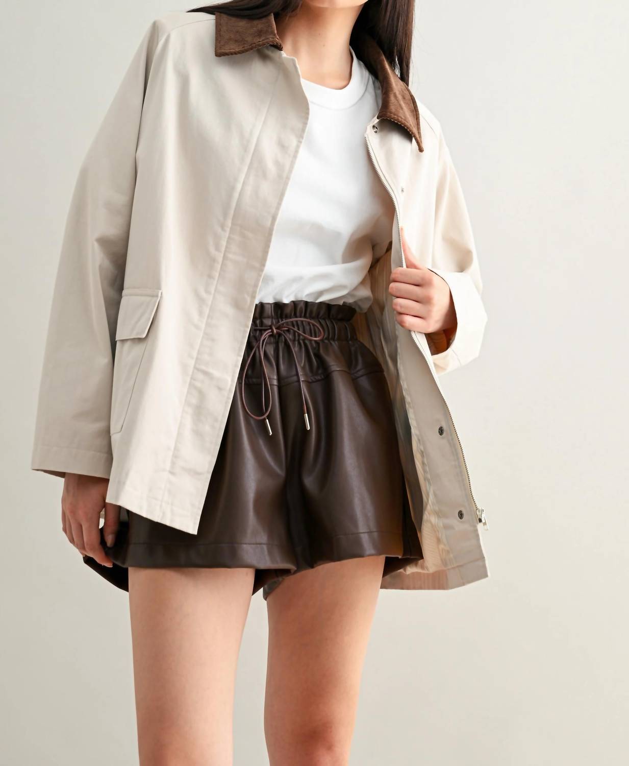 Mable - Collared Oversized Jacket