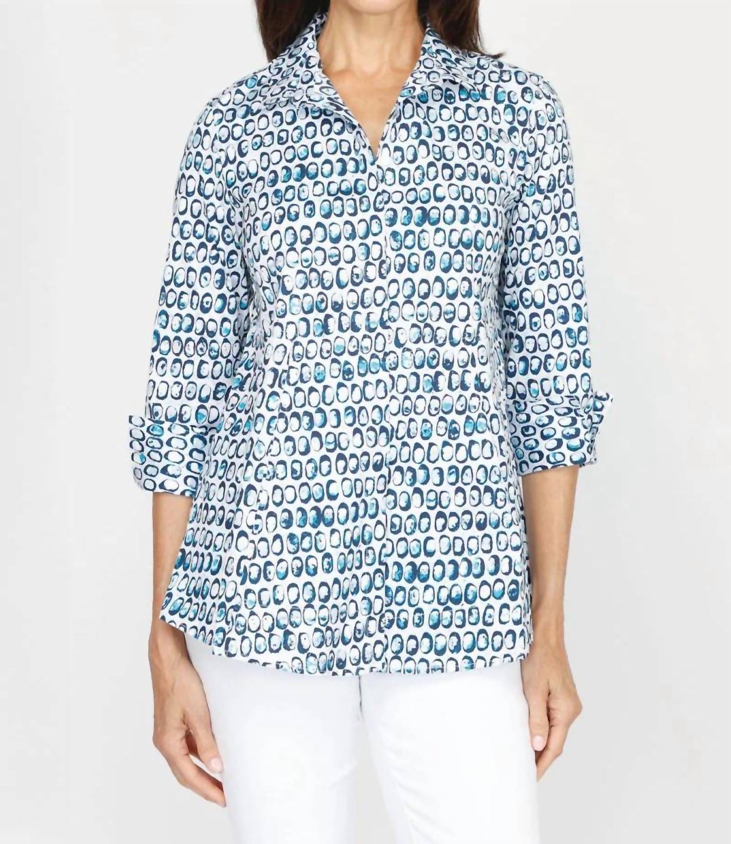 Habitat - Perfect Travel Dot Shaped Shirt - Plus