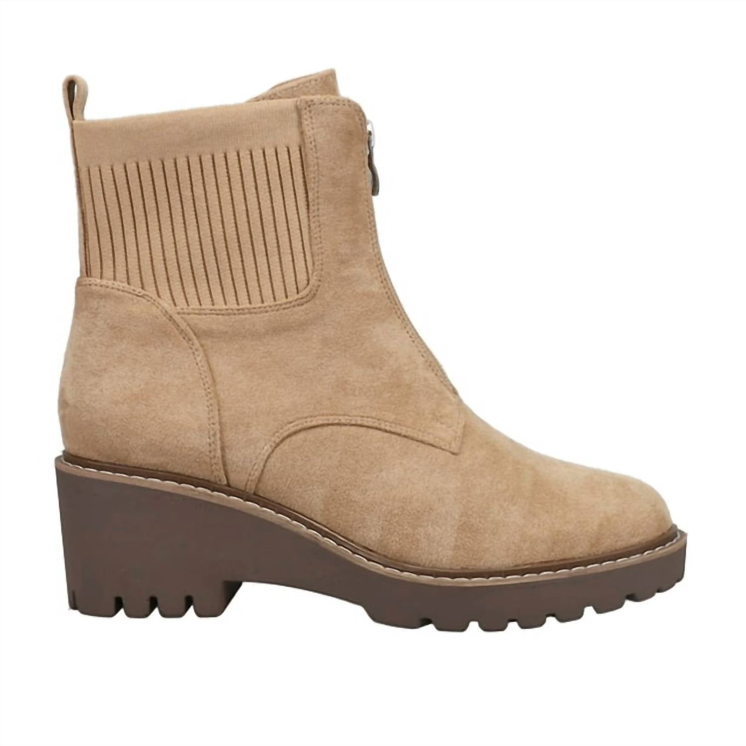 Corkys Footwear - Women's Boo Camel Suede Bootie