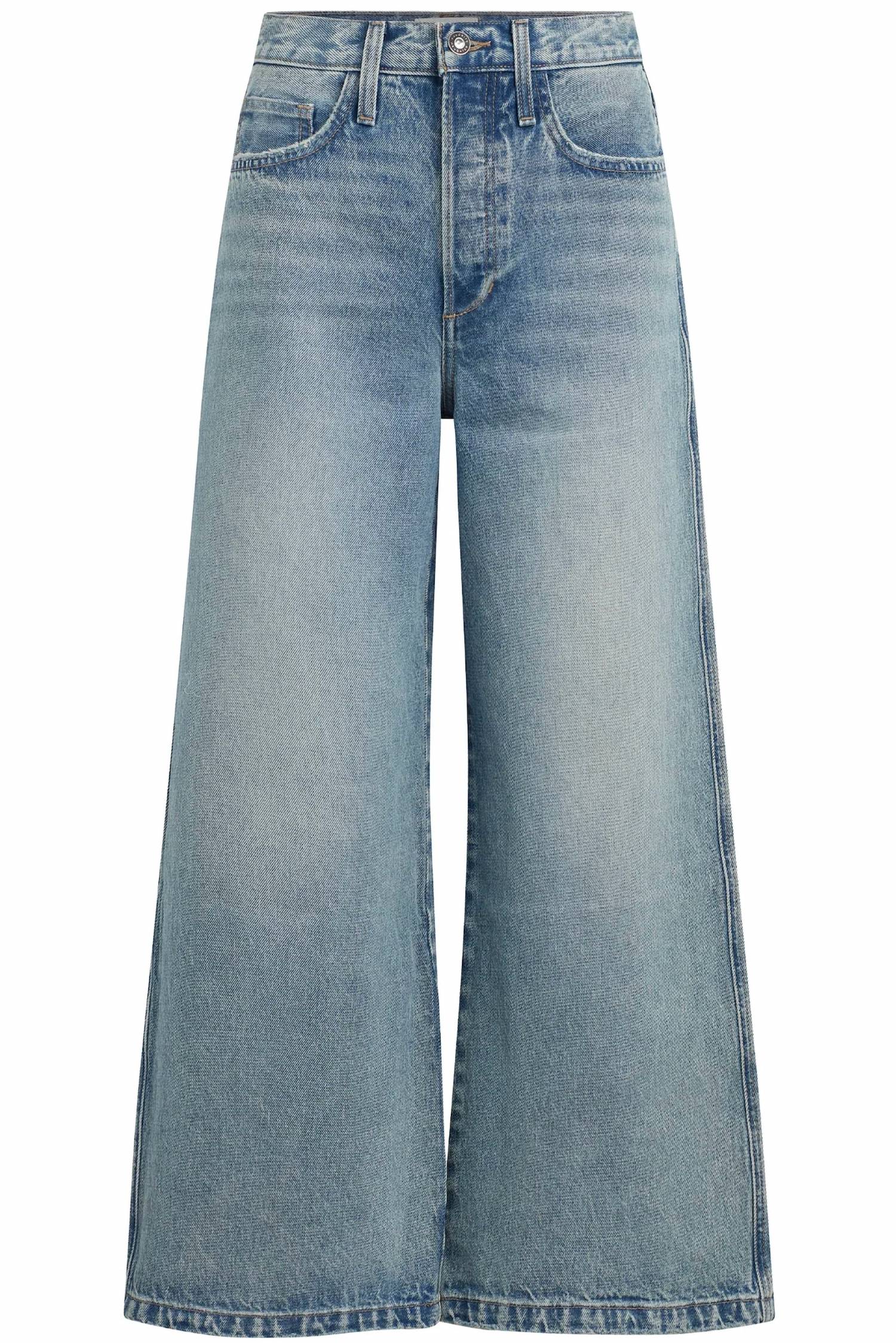 Favorite Daughter - Masha Super High Rise Wide Leg Crop Jeans