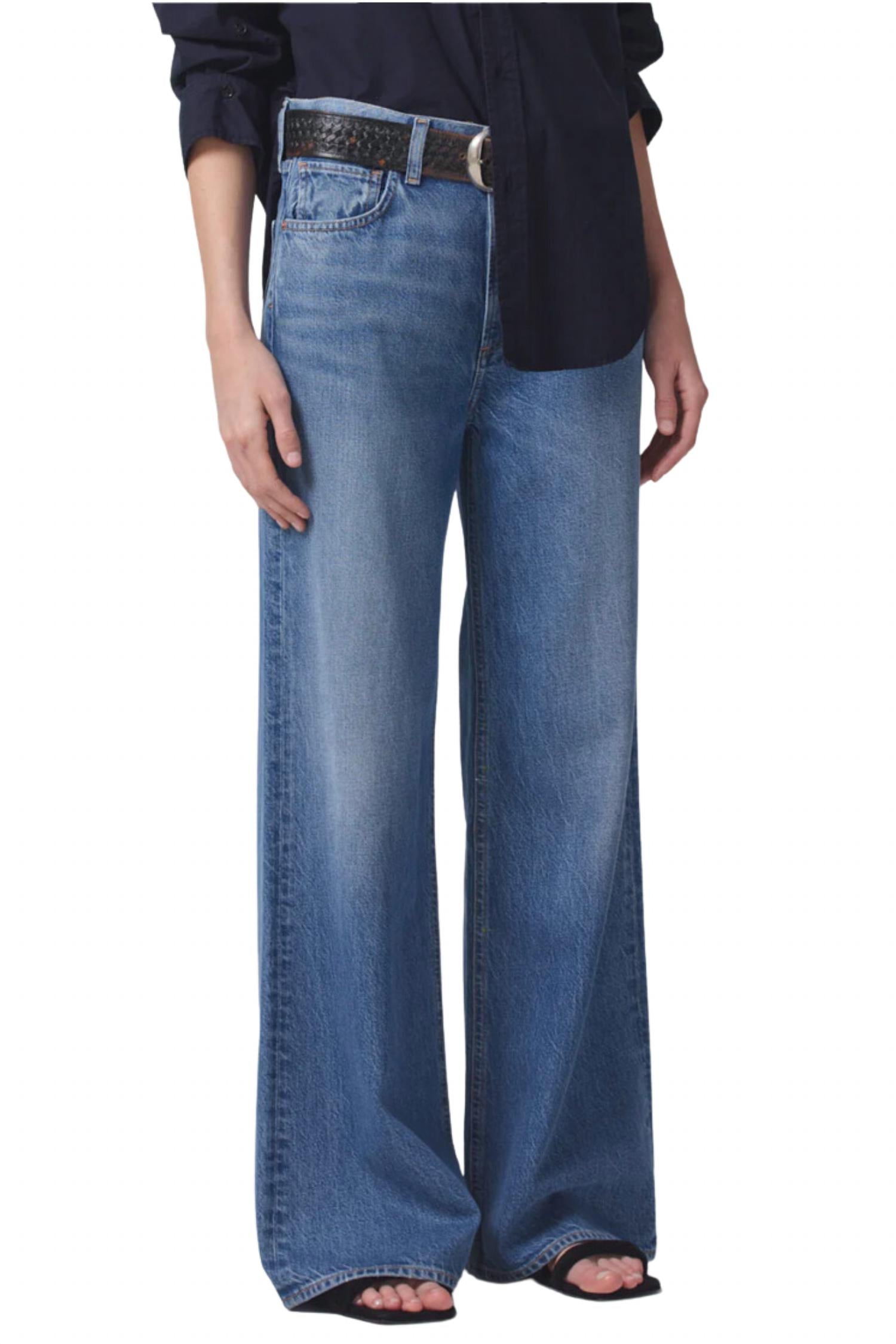 Citizens of Humanity Paloma Baggy Jeans in siesta 3 - women's pants - detail view