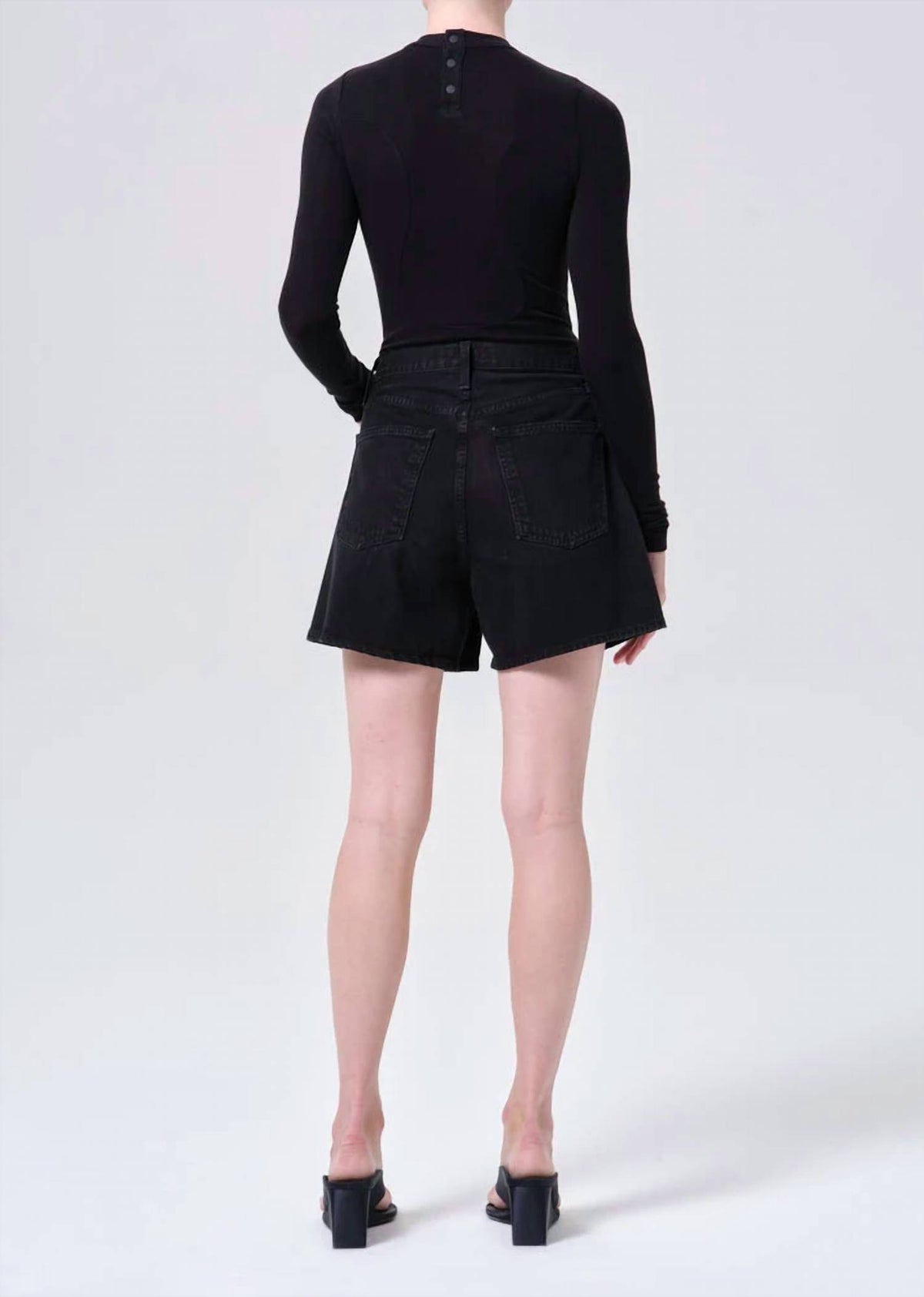 Agolde - Women's Rhoda Pleated A-line Short