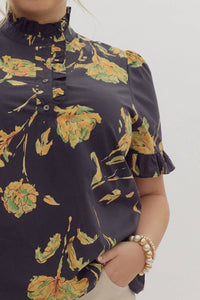 Entro - Charming Floral Top