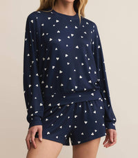 Z Supply - Classic Heart Long Sleeve Tee