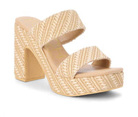 Matisse - Women's Gem Block Heel Platform Sandals