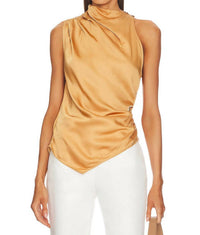 A.L.C. - Jones Draped Satin Top