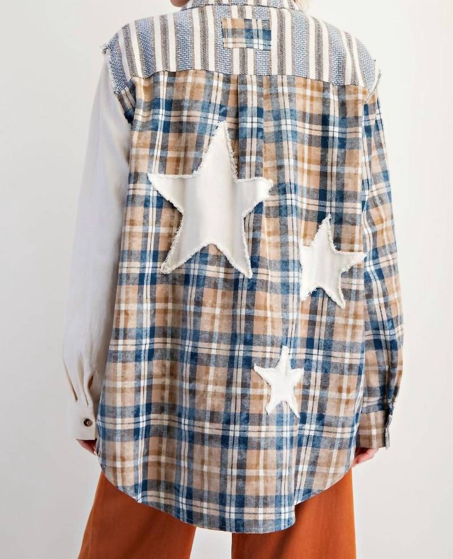 Easel - Mixed Print Patchwork Top
