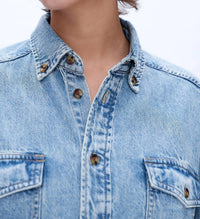 Bayeas - Classic Long Sleeve Oversized Button Down Shirt