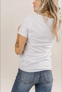 Ampersand Ave - Lilac V Neck Tee
