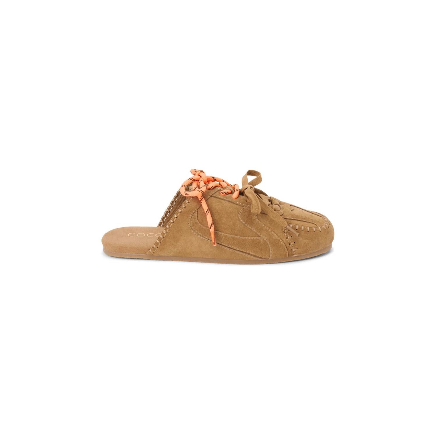 Matisse Women's Devyn Sneaker Mules in fawn - women's shoe - detail view