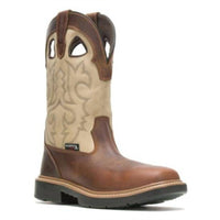 Wolverine Men's Rancher Waterproof Boots in bone and cognac - men's boots