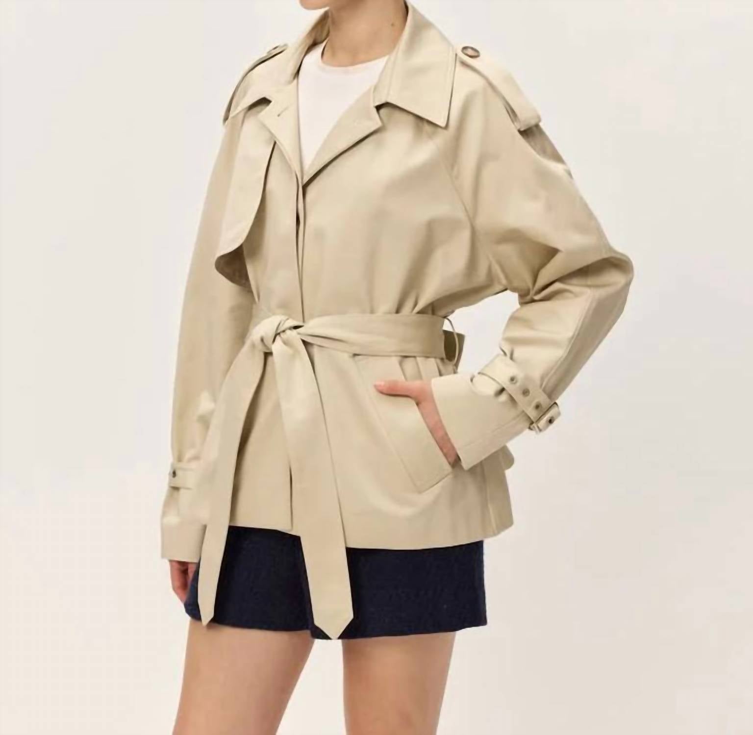 Elodie - Noa Cropped Trench Coat