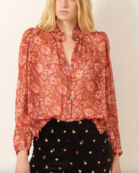 Alix Of Bohemia - annabel sunset ember shirt