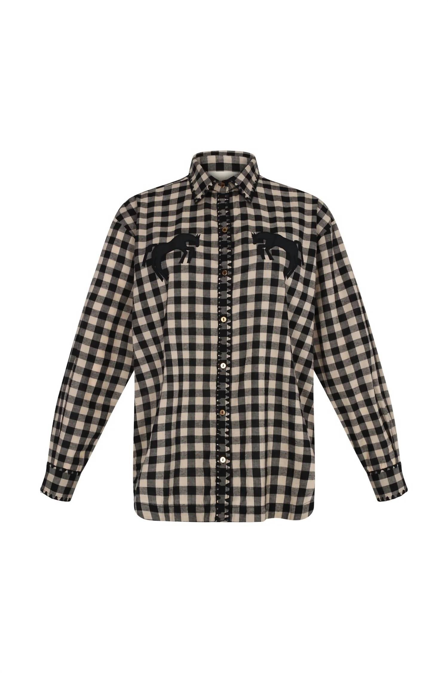 Carolina K - Boyfriend Long Sleeve Button Down Shirt
