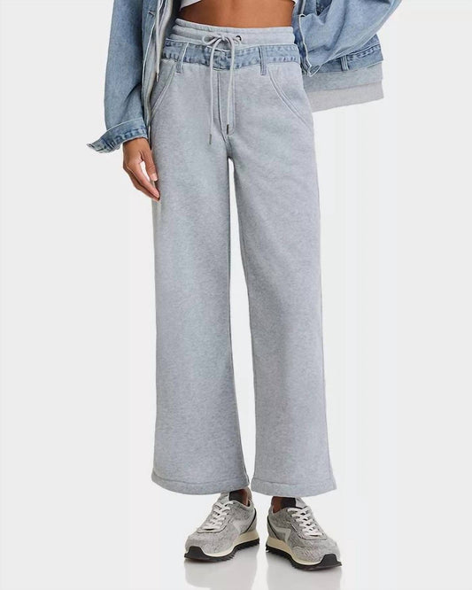 Vintage Havana - Washed Denim Fleece Pants